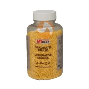 My Bake Boncuk Şeker Sarı 200 Gr 0 Mm