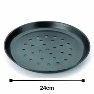 Pizza Tavası Delikli 24 Cm