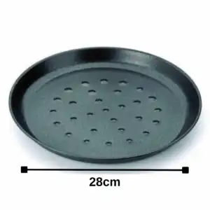 Pizza Tavası Delikli 28 Cm