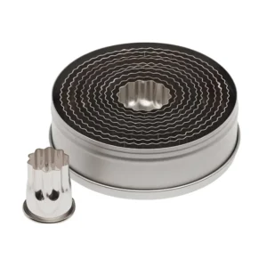 Çikolata Kesici Metal Set Tırtıklı