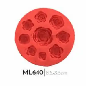 Surenapart Ml640 9'lu Gül Şeker Hamuru Silikon Kalıp