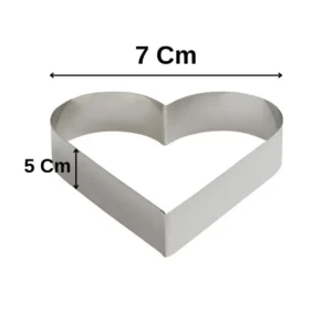 Kalp Pasta Çemberi 7cm h5