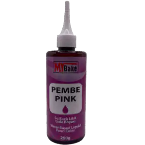 My Bake Su Bazlı Likit Gıda Boyası 250 Ml Pembe