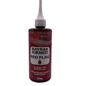 My Bake Su Bazlı Likit Gıda Boyası 250 Ml Bayrak Kırmızı