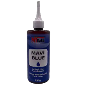 My Bake Su Bazlı Likit Gıda Boyası 250 Ml Mavi