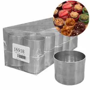 Silindir Tart Kalıbı 4xh3 CM 20 Adet
