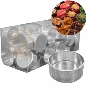 Silindir Tart Kalıbı 4xh 1,7 CM 65 li Adet
