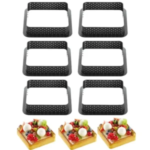 Delikli Tart Kalıbı Kare Exoglass
