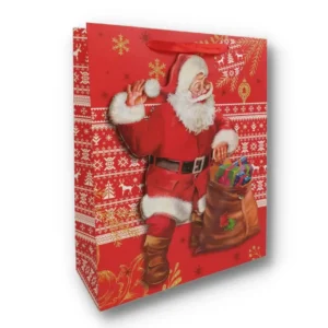 Yılbaşı Hediyelik Çanta Noel Baba Çuvallı / 12'li