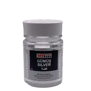 My Bake Export 10 Gr Metalik Gümüş Toz Boya