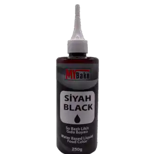 My Bake Su Bazlı Likit Gıda Boyası 250 Ml Siyah