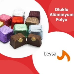 Alüminyum Çikolata Folyosu Oluklu Bebek Mavisi 1 KG