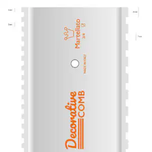Martellato Pasta Kenar Tarağı PDM3/4 Comb 34 CM