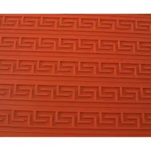 Beysa Relief Rum Anahtarı Silikon Kalıbı Menderes Desen 38x58