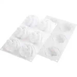 Silikomart Kit Tarte Ring Fleur Ø80 Mm