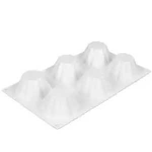 Silikon Kek Kalıbı Brioche 6 Lı