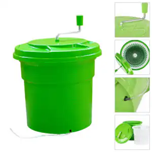 Endüstriyel Salata ve Sebze Kurutucu, Yeşil, 12 Litre