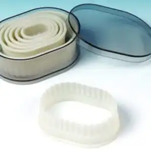 Kurabiye Kesici Volovan Kopat Seti Exoglass Oval Dişli