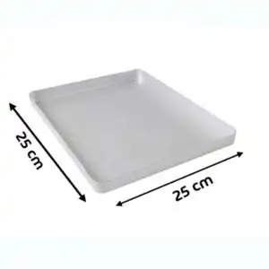 Alüminyum Pres Baklava Tepsisi 25*25*3 cm