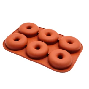 Silikon Kek Kalıbı Donut 6 Lı Büyük