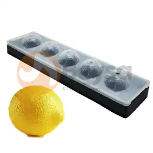 Desenli  Kapaklı Limon Silikon Kalıbı